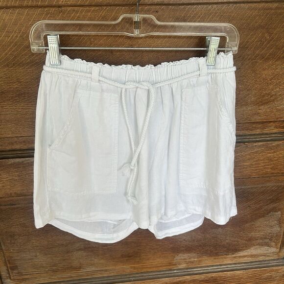 Thread and Supply Set Sail Shorts White Elastic Waist  Size Small - Picture 2 of 8